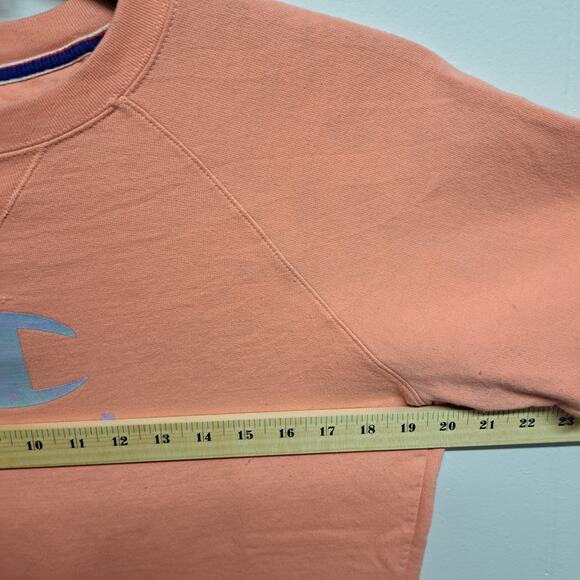 Champion Spellout Peachy Pink‎ Medium Sweatshirt - Picture 6 of 8